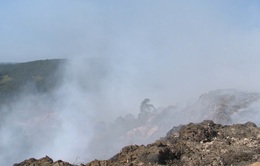 Đà Lạt bức bối khói bụi do cháy bãi rác Cam Ly