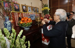 Tổng Bí thư, Chủ tịch nước dâng hương tưởng niệm các đồng chí nguyên lãnh đạo Đảng, Nhà nước