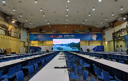 Trung tâm báo chí quốc tế phục vụ Hội nghị thượng đỉnh Mỹ-Triều được trang bị hiện đại nhất