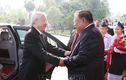 Tổng Bí thư, Chủ tịch nước kết thúc chuyến thăm hữu nghị chính thức Lào