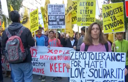 Hàng trăm người dân Hy Lạp tuần hành chống phân biệt chủng tộc