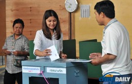 Khoảng 50 triệu cử tri Thái Lan đi bỏ phiếu trong cuộc Tổng tuyển cử