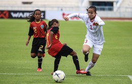 Thắng Timor Leste 16-0, U15 nữ Việt Nam rộng cửa vào bán kết