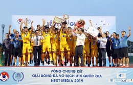 Thắng U15 Thanh Hóa trong loạt sút luân lưu, U15 SLNA bảo vệ thành công ngôi vô địch giải bóng đá U15 Quốc gia