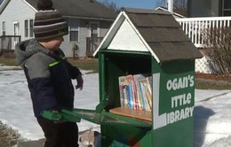 Cậu bé 5 tuổi tự lập thư viện duy nhất trong thị trấn