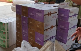 Lạng Sơn: Thu giữ lô hàng thực phẩm nhập lậu từ Trung Quốc