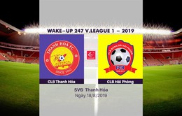 VIDEO Highlights: CLB Thanh Hoá 0–3 CLB Hải Phòng (Vòng 21 Wake-up V.League 1-2019)