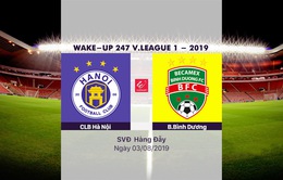 VIDEO Highlights: CLB Hà Nội 2-1 Becamex Bình Dương (Vòng 19 Wake-up 247 V.League 1-2019)