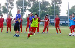 ĐT U19 Việt Nam hào hứng tập luyện dưới sự hướng dẫn của HLV Philippe Troussier