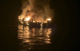 Cháy tàu kinh hoàng ở ngoài khơi California, Mỹ, hơn 30 người thiệt mạng