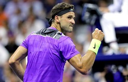 Mỹ mở rộng 2019: Ngược dòng ngoạn mục trước Federer, Dimitrov giành quyền vào bán kết!