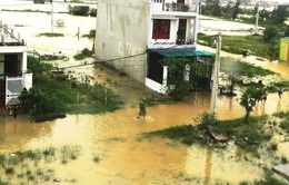 Nước lũ lần đầu tiên gây ngập Thành phố Đồng Hới, Quảng Bình