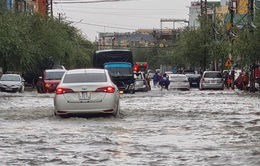 Quảng Nam: Mưa lớn gây ngập nhiều tuyến đường ở Tam Kỳ, Phú Ninh