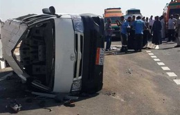 Tai nạn giao thông nghiêm trọng tại Ai Cập, hàng chục người thương vong