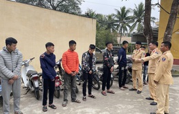 Triệu tập nhóm thanh thiếu niên đua xe, bốc đầu ở Thanh Hóa