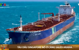 Tàu dầu Singapore nổ ở cảng Arập Xêút, khả năng bị tấn công