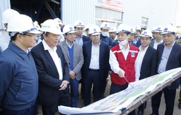 Phó Thủ tướng Thường trực Trương Hoà Bình kiểm tra tiến độ nhà máy Nhiệt điện Thái Bình 2
