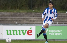 Văn Hậu tiếp tục đá trọn vẹn 90 phút trong màu áo đội dự bị của Heerenveen