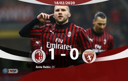 AC Milan giành chiến thắng tối thiểu trên sân nhà
