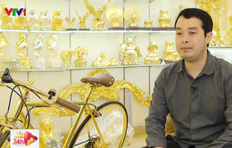 Chi hàng trăm triệu mạ vàng xe đạp
