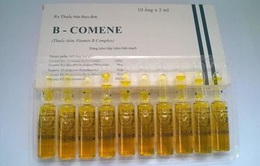 Thu hồi toàn quốc lô thuốc tiêm B-Comene không đạt tiêu chuẩn