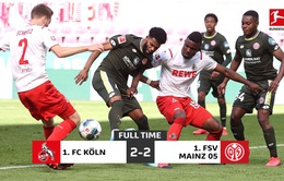 Cologne 2-2 Mainz 05: Hiệp 2 đầy kịch tính