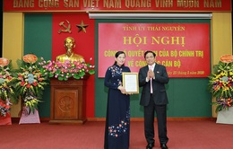 Trưởng Ban Dân nguyện Quốc hội Nguyễn Thanh Hải được bổ nhiệm làm Bí thư Tỉnh ủy Thái Nguyên