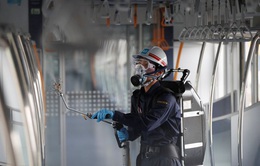Công ty Tàu điện ngầm Tokyo phun phân tử bạc chống virus SARS-CoV-2