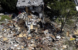Nổ khí gas ở Mỹ, 1 người thiệt mạng, 3 ngôi nhà bị san phẳng