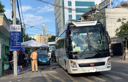 Xe chở khách đi khỏi Đà Nẵng trái quy định vận chuyển