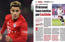 Thương vụ Coutinho: Arsenal và Barcelona chỉ còn khúc mắc ở vấn đề tiền lương!
