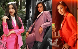 Diện vest sắc màu “hot trend” như Á hậu Kim Duyên