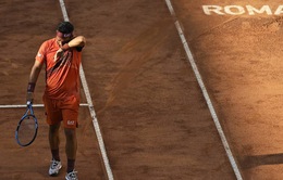 Vòng 2 giải quần vợt Italia mở rộng: Milos Raonic, Fognini đều bị loại