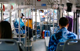 Xe bus Hà Nội háo hức lăn bánh sau nhiều tháng "ngủ đông"