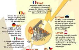 [INFOGRAPHIC] Các nước châu Âu đối phó với giá năng lượng tăng