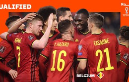 ĐT Bỉ có lần thứ 14 tham dự VCK FIFA World Cup