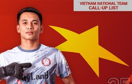 HLV Park Hang-seo gọi bổ sung thủ môn Phạm Văn Cường lên ĐT Việt Nam