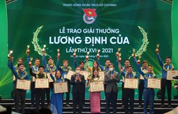Vinh danh 57 gương thanh niên nông thôn nhận Giải thưởng Lương Định Của năm 2021