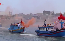 Quảng Ngãi: Cửa biển tưng bừng lễ ra quân nghề cá đầu năm