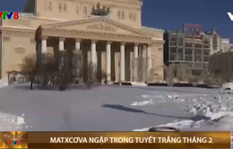 Nga: Matxcơva ngập trong tuyết trắng tháng 2