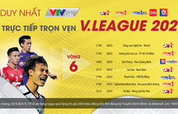 Vòng 6 V-League; Vòng 2 Hạng nhất Quốc gia tiếp tục sôi động trên VTVcab