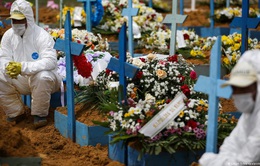 Brazil "tái sử dụng" mộ cũ để chôn người tử vong vì COVID-19