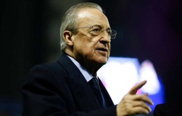 Florentino Perez tái đắc cử Chủ tịch Real Madrid