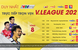 Vòng 8 V.League trên VTVcab: Hấp dẫn và đầy cảm xúc