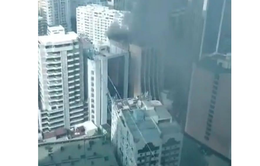 Hỏa hoạn tại tòa nhà trung tâm thương mại ở thành phố Makati, Philippines