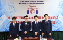 Cả 4 thí sinh Việt Nam thi Olympic Tin học Quốc tế năm 2021 giành HCB