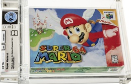 Băng điện tử Super Mario 64 còn nguyên niêm phong được bán với giá hơn 1,5 triệu USD
