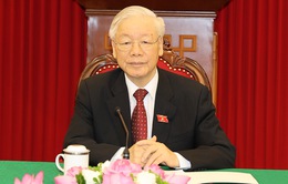 Tổng Bí thư Nguyễn Phú Trọng gửi điện chúc mừng đồng chí Tập Cận Bình tái đắc cử Tổng Bí thư Đảng Cộng sản Trung Quốc