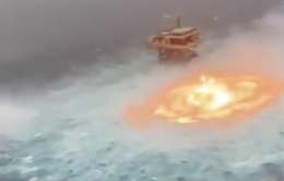 Nổ khí gas đường ống dưới lòng biển tại vịnh Mexico