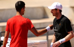 Trước thềm Mỹ mở rộng: Novak Djokovic tập luyện cùng Andy Murray